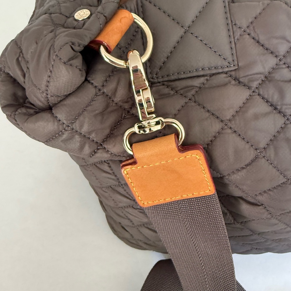 MZ Wallace Espresso Quilted Crossbody Bag - Picture 4 of 8